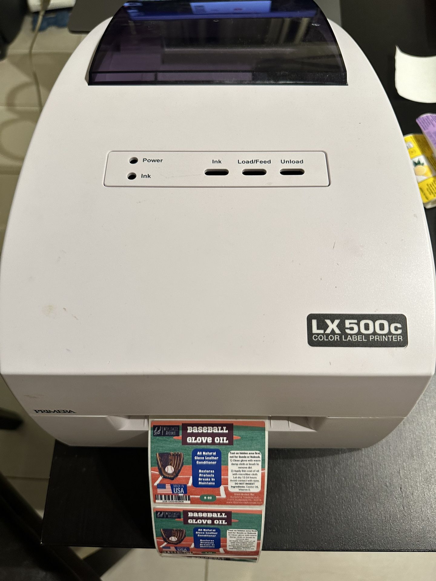 Primera LX500C Color Label Printer With Ink Cartridge Label Inkjet Printer