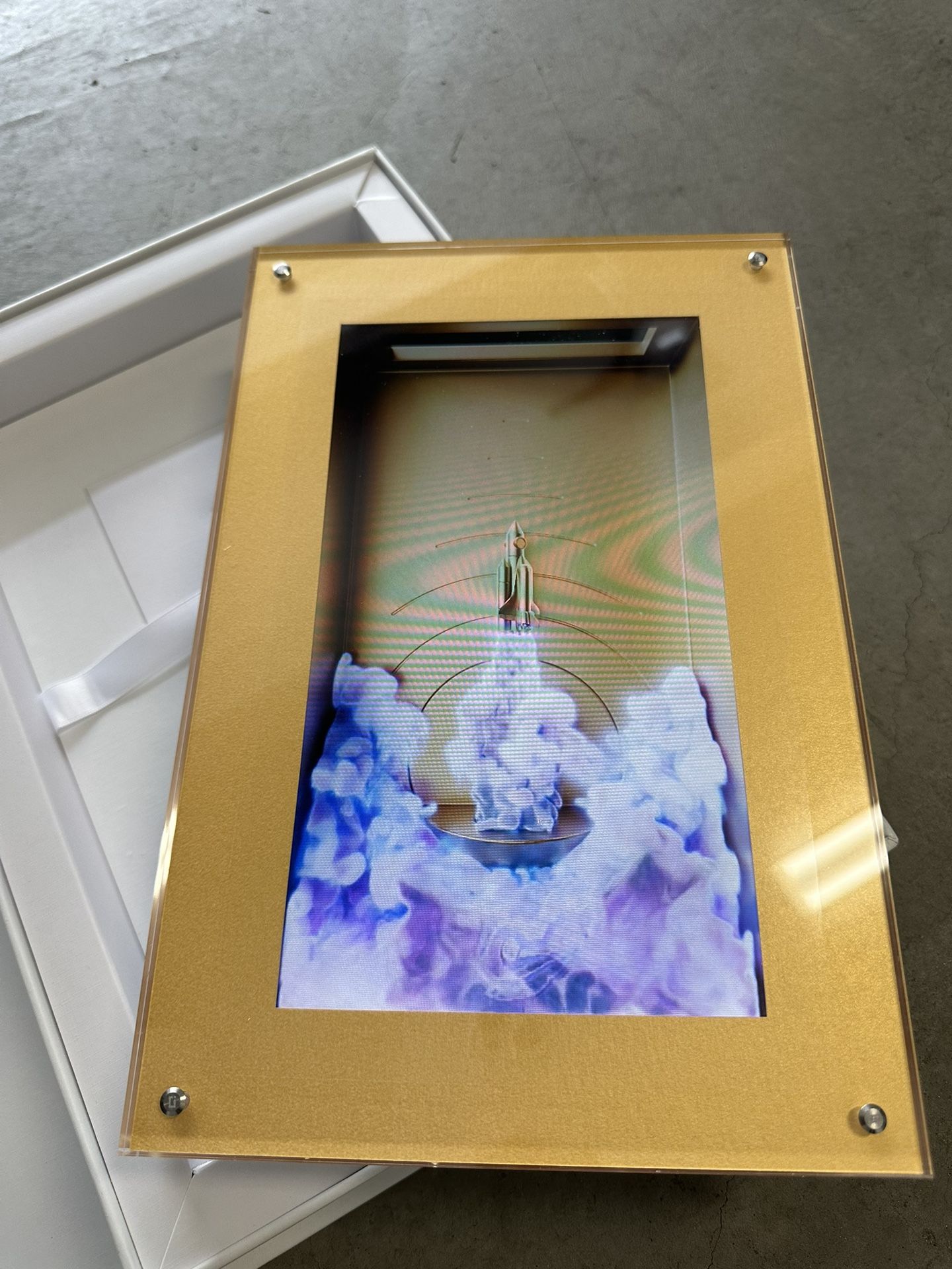Infinite Objects Video Print | Plasma Gold XL | Roger Kilimanjaro | Limited Edition