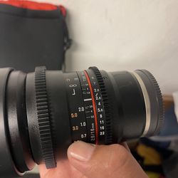 Rokinon 16mm 2.6T Cone Lens 