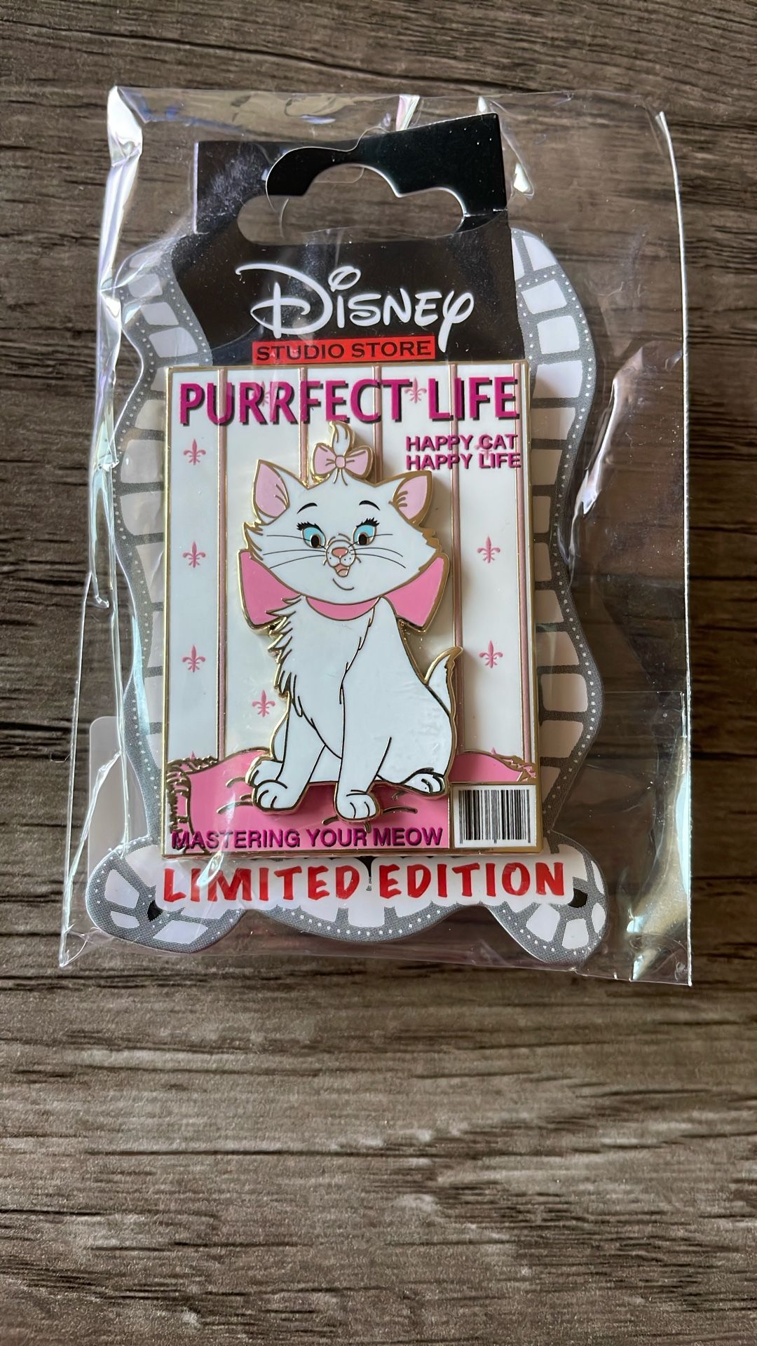 Disney D23 Expo 2024 Fan Event DSSH DSF Magazine Cover Marie Aristocats Pin