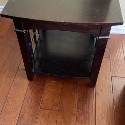 Black Coffee Table and Black End table