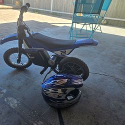 Razor electric bike & helmet