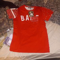 Bape Red Bandana Shirt 