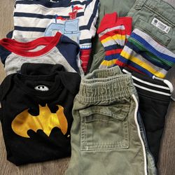 16 Lot Of 18 Mon - 2T Baby Toddler Boy Clothes And Jackets