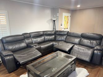 Leather Sectional