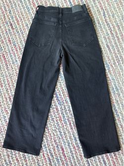 Madewell wide leg jeans - black size P27
