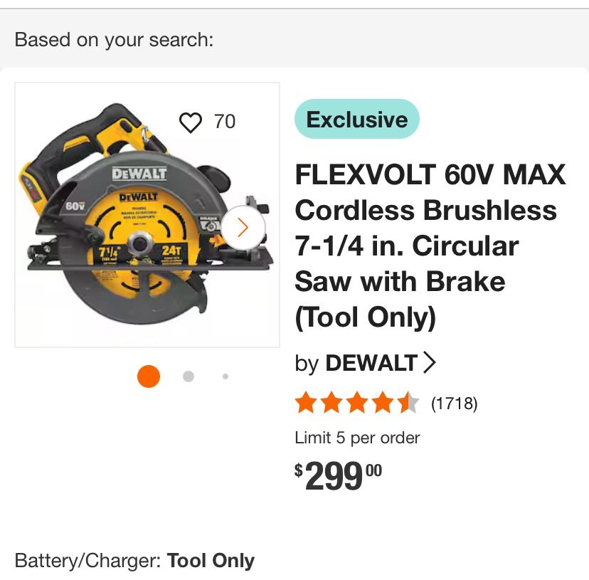 Dewalt Saw