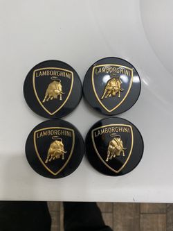 Lamborghini Huracán / Aventador Set Of 4 Wheel Caps 