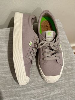 Cariuma OCA Low Mystic Grey Canvas Sneaker Gray Unisex Women’s Sz 9 Men’s Sz 7.5