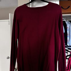 Red Long Sleeve Shirt 