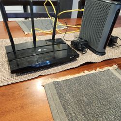Modem And Wifi Router Bundle NAME YOUR PRICE! 