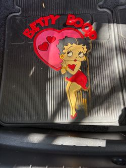 Betty Boop Rubber Car Floor Mat