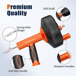 DRAIN AUGER - MANUAL OR POWER DRIVEN