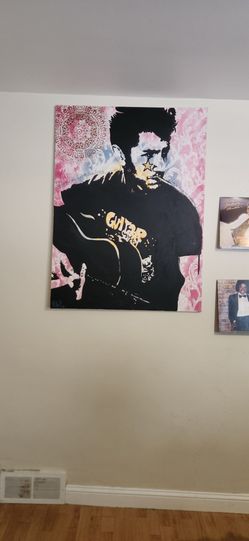 Alex Turner from the Arctic Monkeys Original Painting One of a Kind