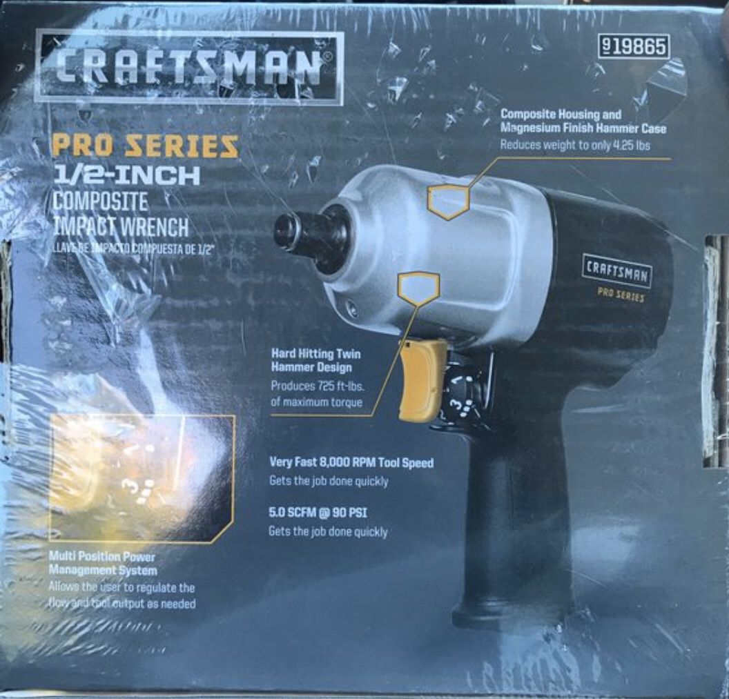 Craftsman Pro Series 1/2inch impact wrench