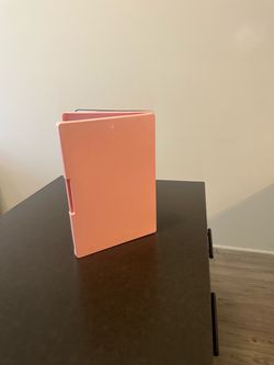 Pink Folding Clipboard with Storage