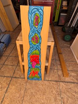 Hand painted wall art