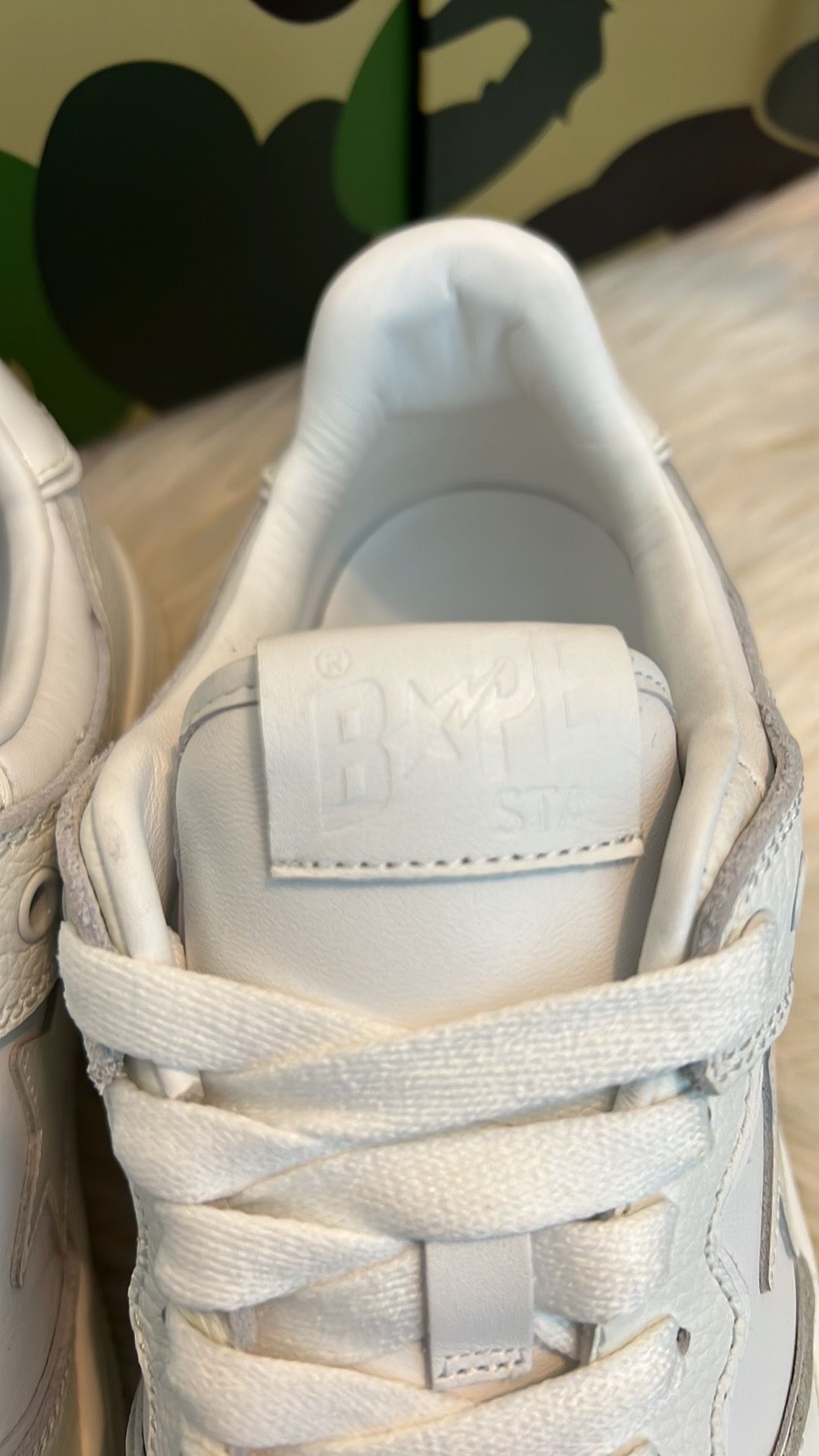 A BATHING APE BAPE STA low-top trainers. Size 7M/8W for Sale in