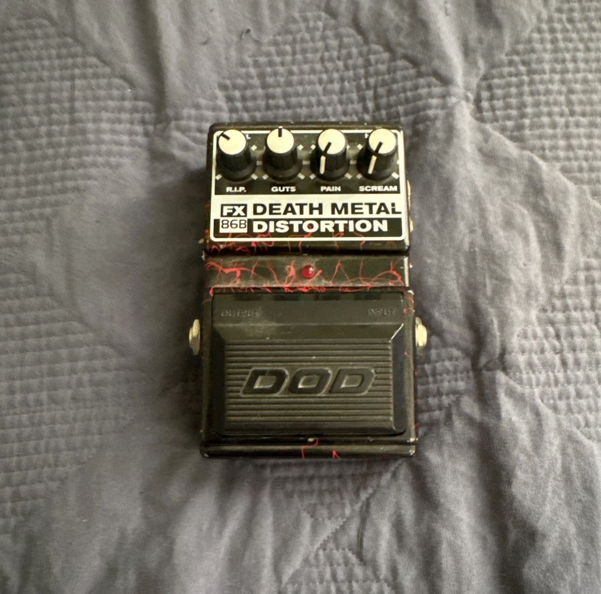 DOD FX86-B Death Metal Distortion Guitar Effects Pedal