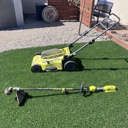 Ryobi mower and edger