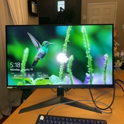 LG 27GL850-B 27” QHD Nano IPS 144Hz Gaming Monitor (Like New)