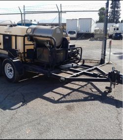 Commercial Hot Water Pressure Washer Detail Trailer – Diesel / Kärcher / Landa (6 GPM @ 3600 PSI)