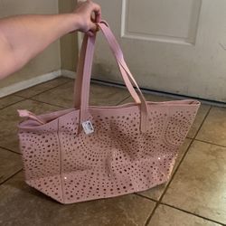 Pink Tote Bag