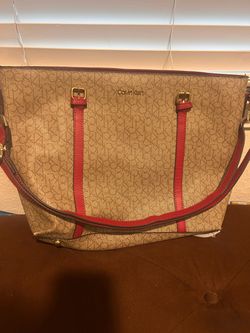 Calvin Klein Monogram Tote Bag