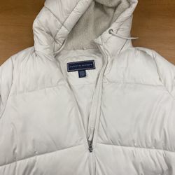 Tommy Hilfiger white puffer jacket