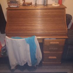 Roll Top Secretary Desk
