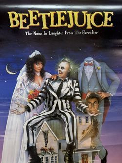 Beetlejuice Movie Poster Classic Film Print Wall Art