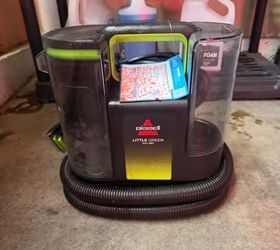 BISSELL - Little Green Max Pet Handheld Deep Cleaner - Black with Cha Cha Lime Accents