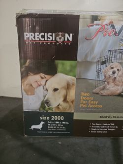 Precision 2 Door Heavy Duty Medium Dog Crate 