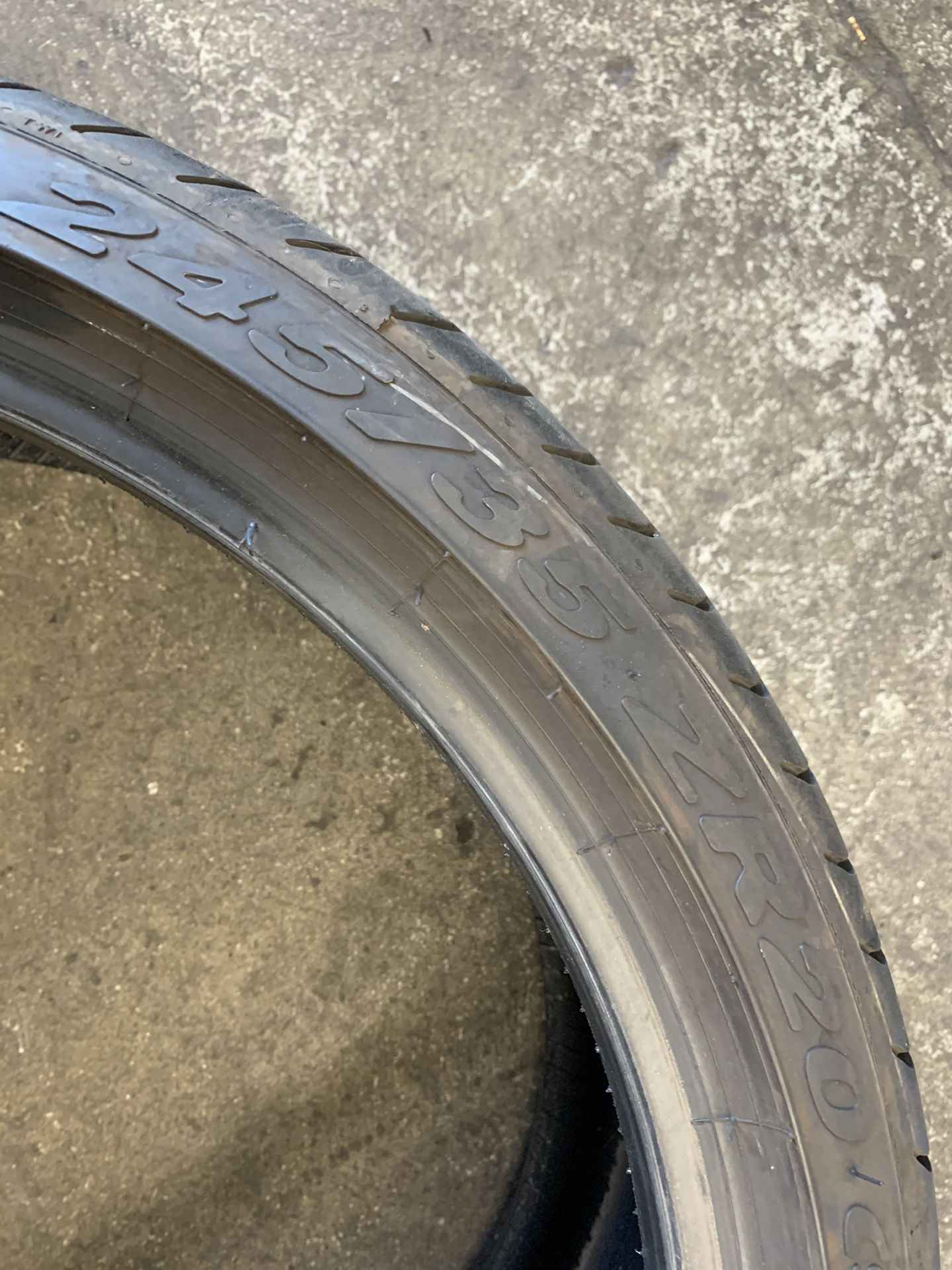 245/35/20 Pirelli Pzero (2 Tires) $160.00/ Both