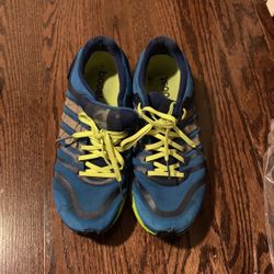 adidas boost blue/yellow size 10.5 us