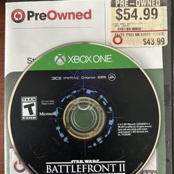 Xbox One Star Wars Battlefront II
