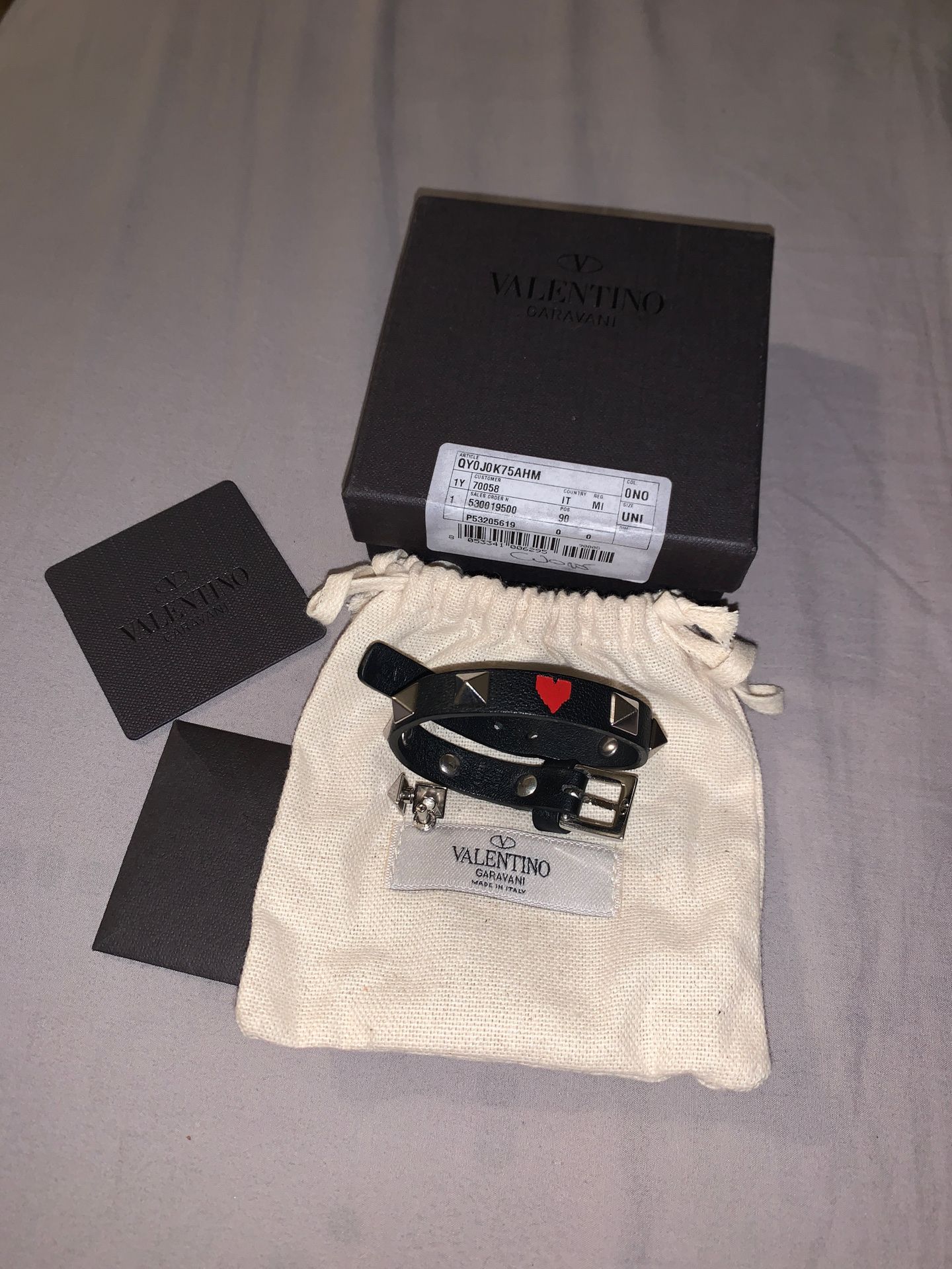 Valentino Garavani Rockstud Braclet (heart)