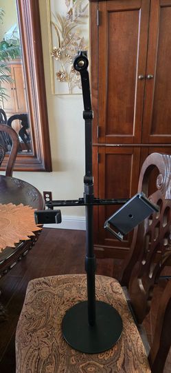Adjustable Tablet & Phone Stand with Base