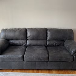 Couch (2 piece With Recliner) and Table Set Thumbnail