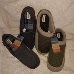 Men's Slippers - 2 pairs 13-14 XL