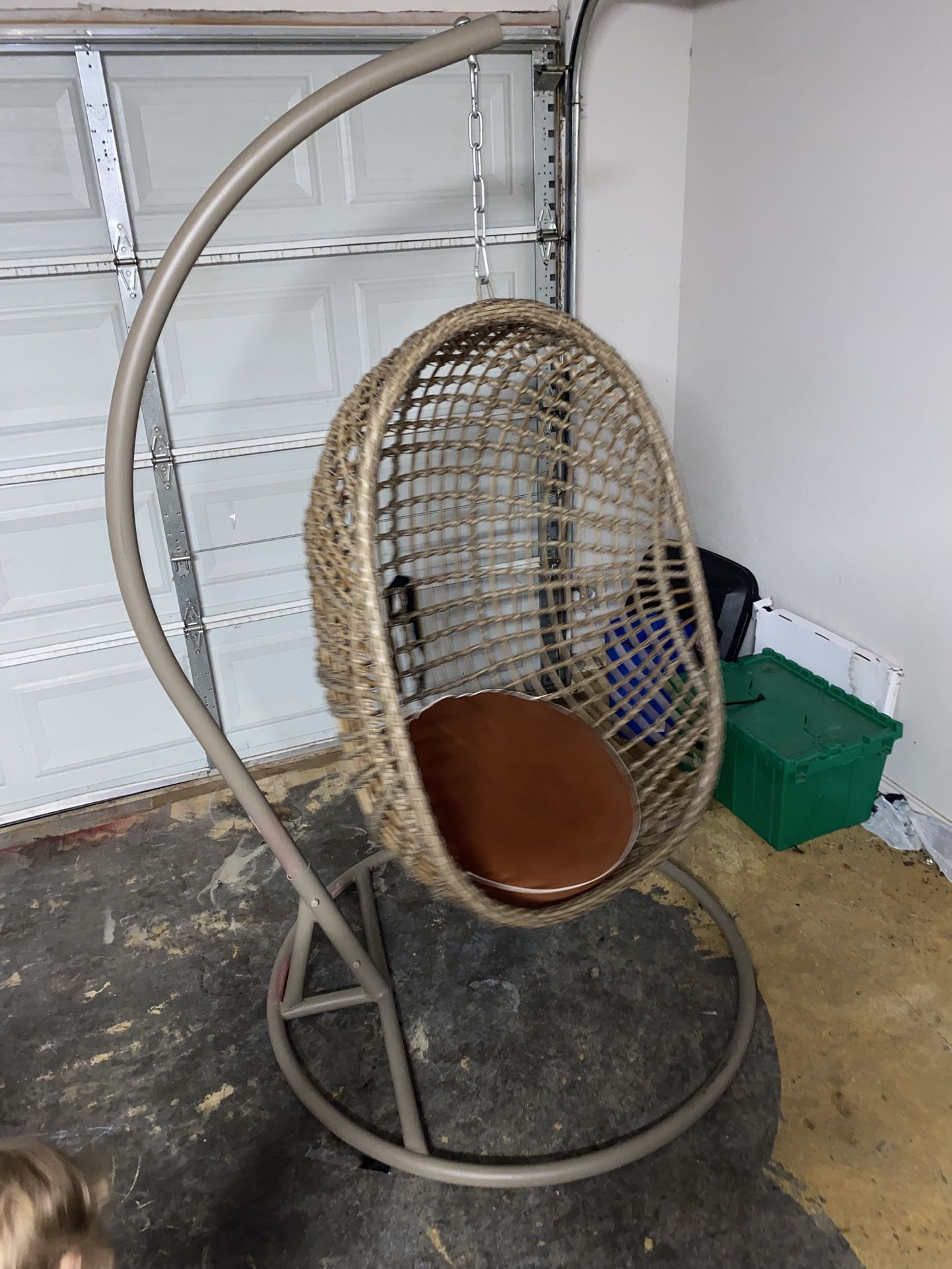 Wicker Hanging Egg Chair