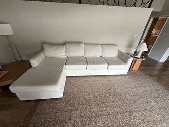 FREE White Sectional- NEEDS TO BE PICKED UP TODAY ! (April 30, 2026)