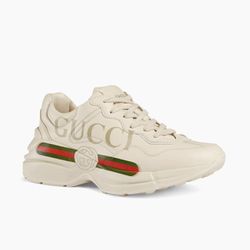 $1050 Gucci rhyton Logo Sneaker Women’s Size 38