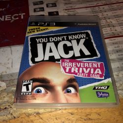 PS3 Game You Don’t Know Jack 