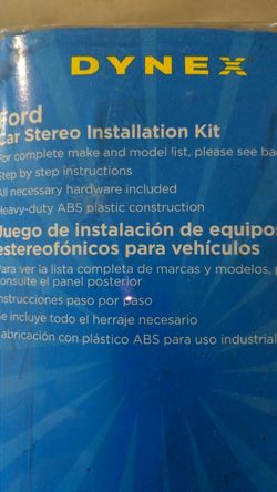 Car stereo installation kit