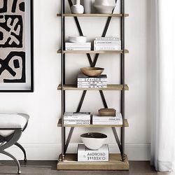 Parisian Restoration hardware Bookcase Shelving Shelf