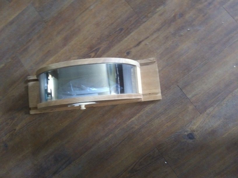Panoramic In House Bird Feeder With Mirrored Back