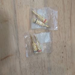 Speaker Cable Terminal Jacks - X2 Pack 