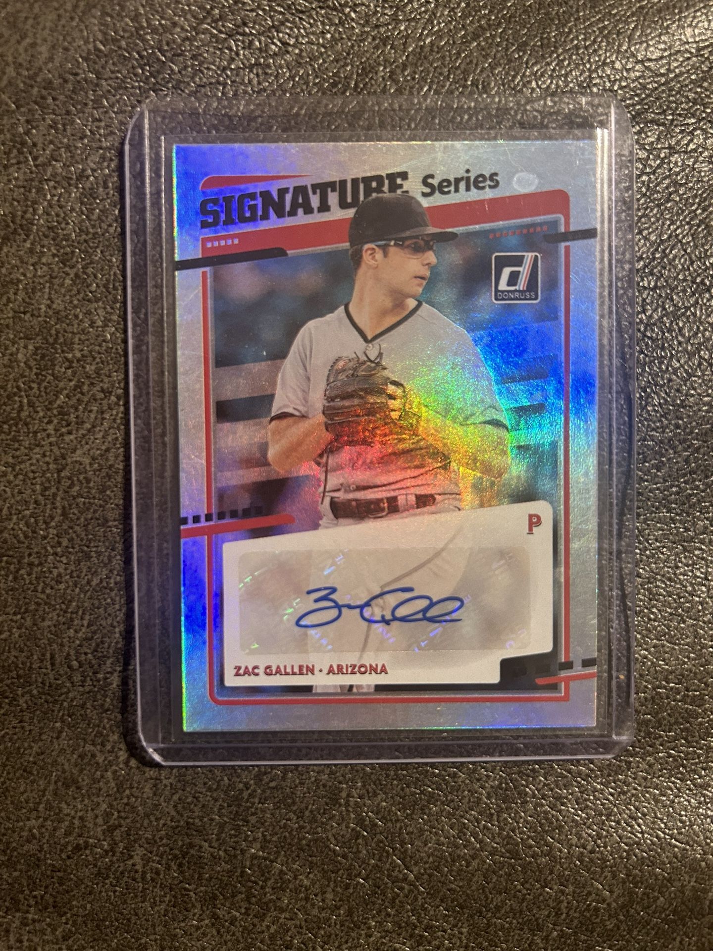 2020 Donruss Zac Gallen Rookie Signature Series Auto SILVER HOLO