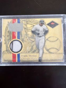 Frank Thomas Fleer Platinum RC Jersey Relic Card